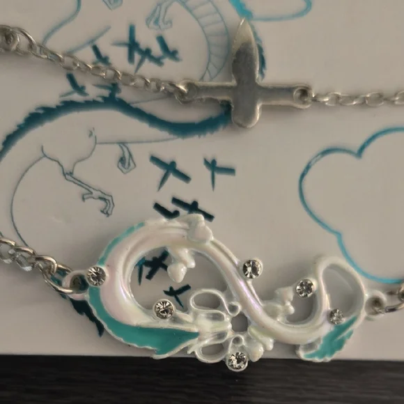 Her Universe Spirited Away Silver and Black Bracelets - Picture 4 of 6